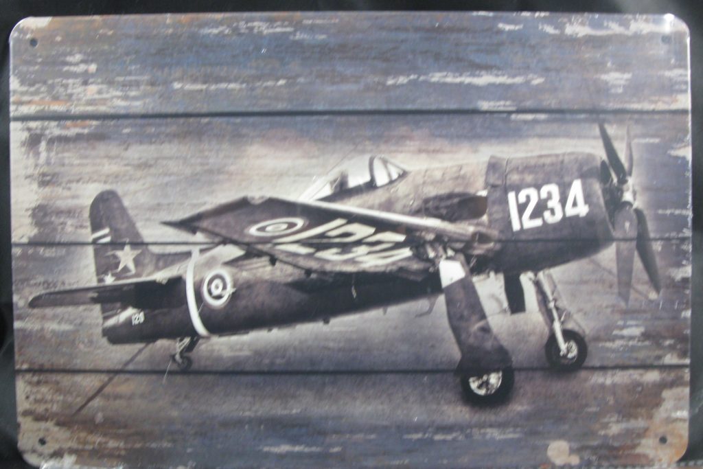 Plaque Deco Avion De Guerre Vintage Collector95 Collector95 