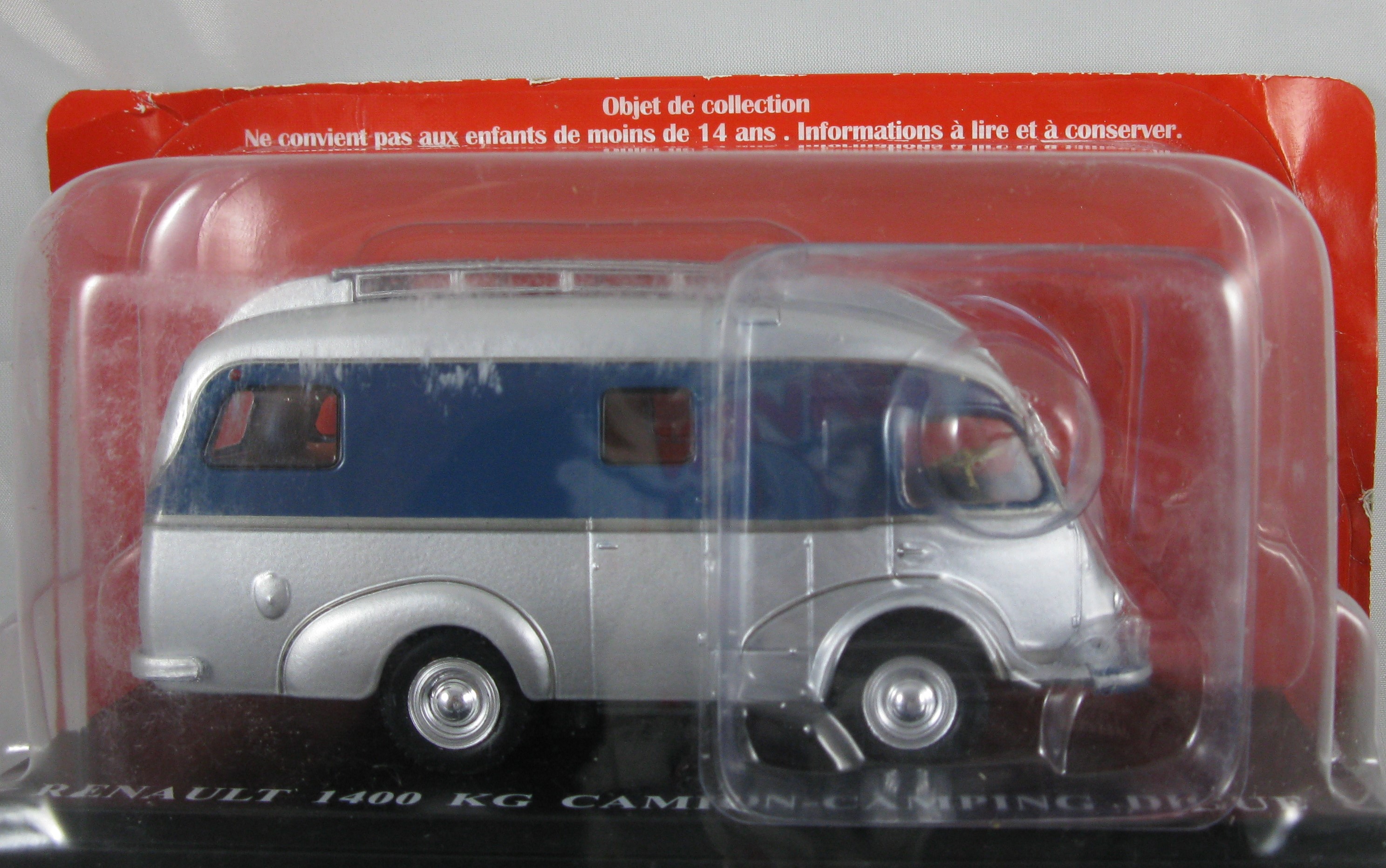 RENAULT 1400 KG Camions-camping  Digue CC4 1/43 camping cars hachettes 